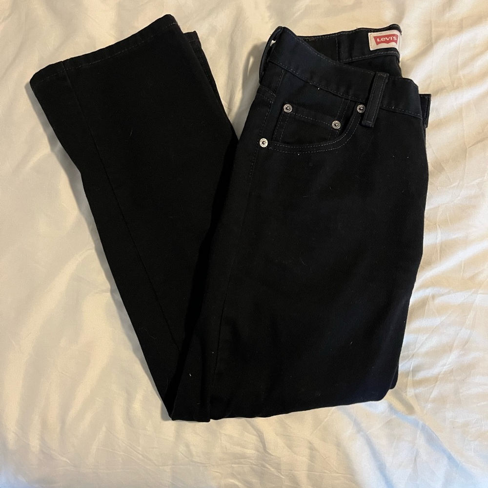 black levi’s 550 relaxed jeans